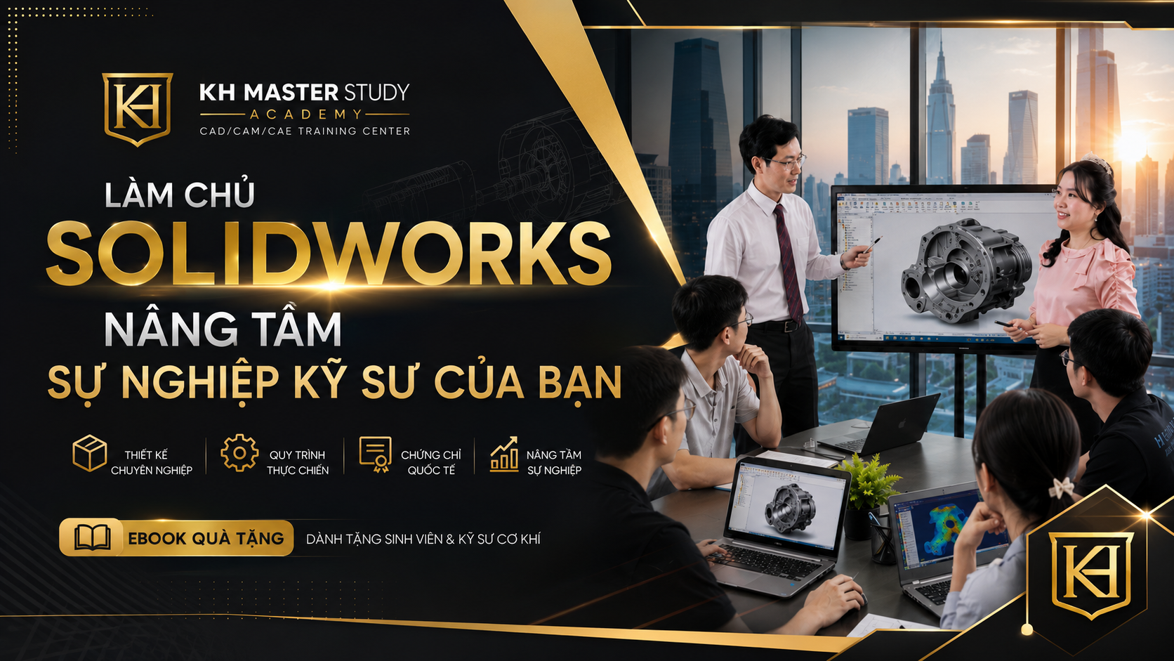 Ebook quà tặng SolidWorks dành cho sinh viên và kỹ sư cơ khí